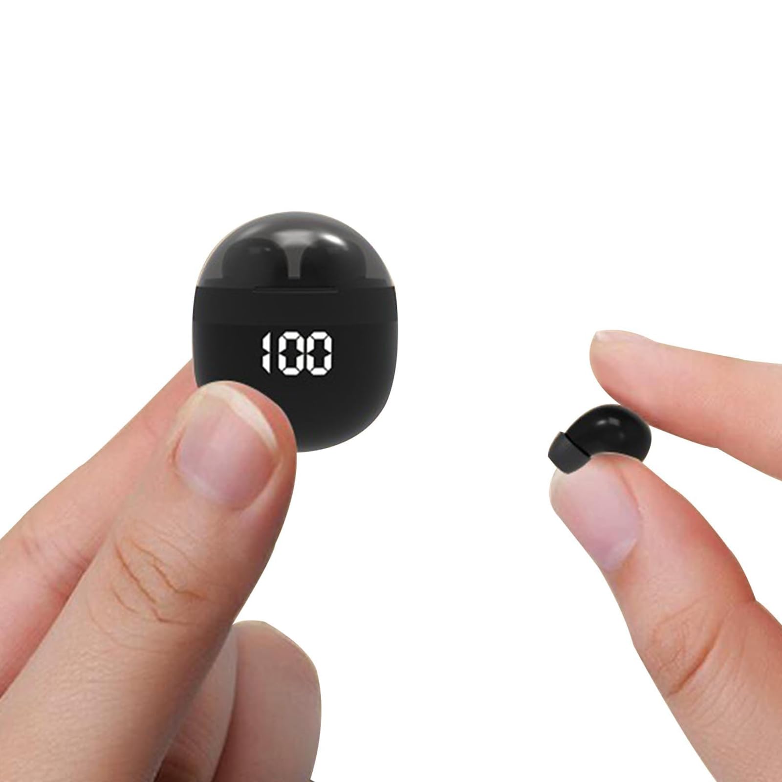 Xmenha Tiny Mini Invisible Earbuds Wireless Bluetooth Low Profile Micro Smallest Discreet Sleep Small Earbuds for Sleeping Small Ear Canals Invisible Earphones Ear Buds Mini Discreet Headphones