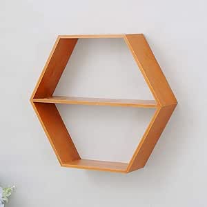 QXTT Estantes Hexagonales Estante De Caja Flotante Baldas De Hexágono