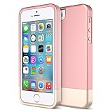 iPhone SE Case, Maxboost [Vibrance Series] Protective Case For Apple iPhone SE (2016) & iPhone 5S 5 SOFT-Interior Slider Style Hard Cases Cover - Rose Gold