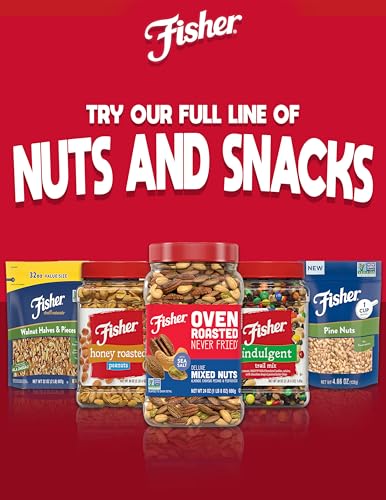 FISHER SNACK INDULGENT BULK TRAIL MIX, 38 OZ (PACK OF 1), PEANUTS, MILK CHOCOLATE CANDIES, RAISINS, MILK CHOCOLATE AND PEANUT BUTTER CHIPS, SNACKS FOR ADULTS AND KIDS, TRAIL MIX SNACKS