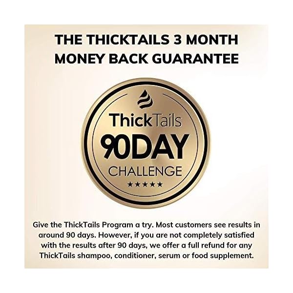 ThickTails Hair Growth Shampoo and Conditioner - (2-Pack) For Women With Thinning Hair Breakage Due to Menopause, Stress…