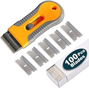 Amazon.com: Ehdis Car Sticker Remover Razor Blade Spatula Scraper