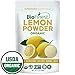 Biofinest Lemon Powder - 100% Pure Antioxidants Superfood - USDA Certified Organic Kosher Vegan Raw Non-GMO- Boost Digestion Weight Loss - Fresh Fruit for Smoothie Beverage (4 oz Resealable Bag)