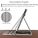 ZtotopCases for iPad Pro 12.9 Case 2018, Leather Folio Stand Case Smart Cover for 2018 iPad Pro 12.9-inch 3rd Generation (Supports iPad Pencil Charging) with Auto Sleep/Wake Strap Pocket (DenimBlack)