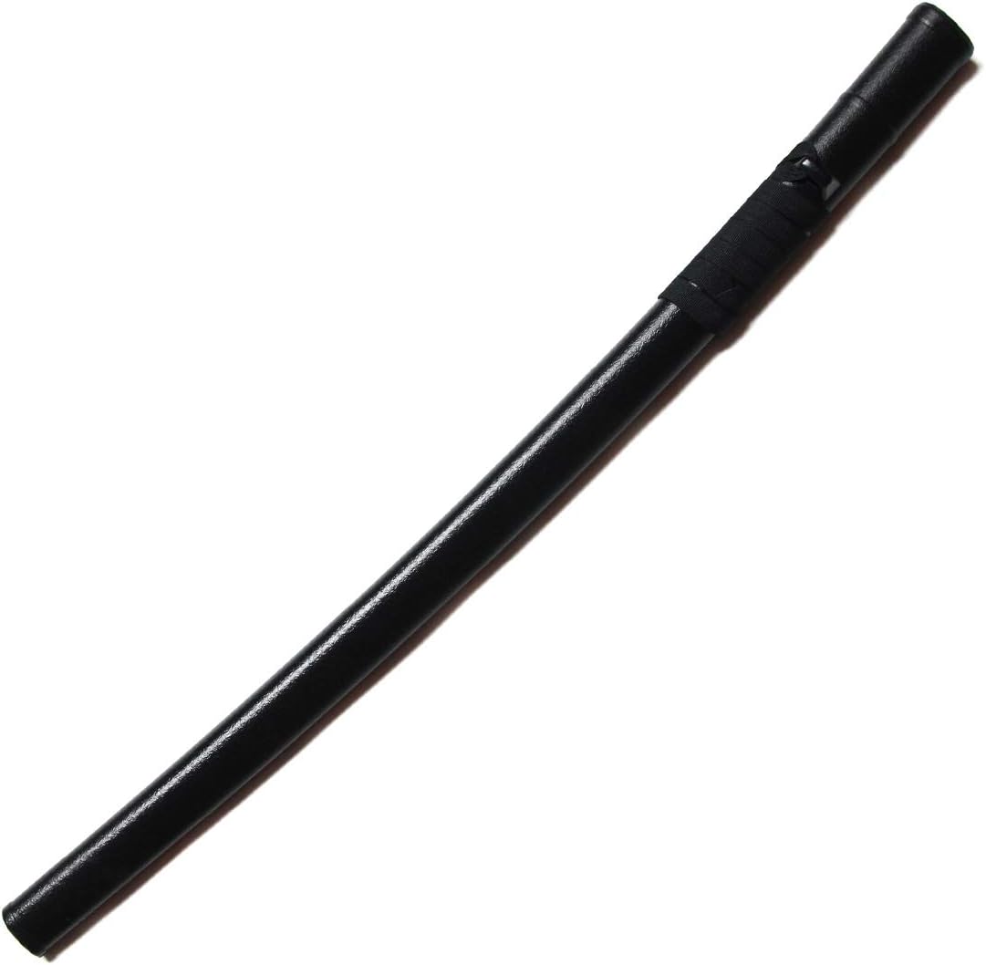 E-BOGU Wooden Katana Samurai Training Sword 40" Comes with Saya Scabbard and Tsuba Handguard (Black) : Sports & Outdoors