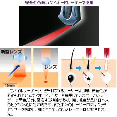 Amazon ヤーマン モバイルレーザー ハイパーレーザー ブラック ヒゲレーザー脱毛器 ヤーマン Ya Man メンズシェーバー 通販