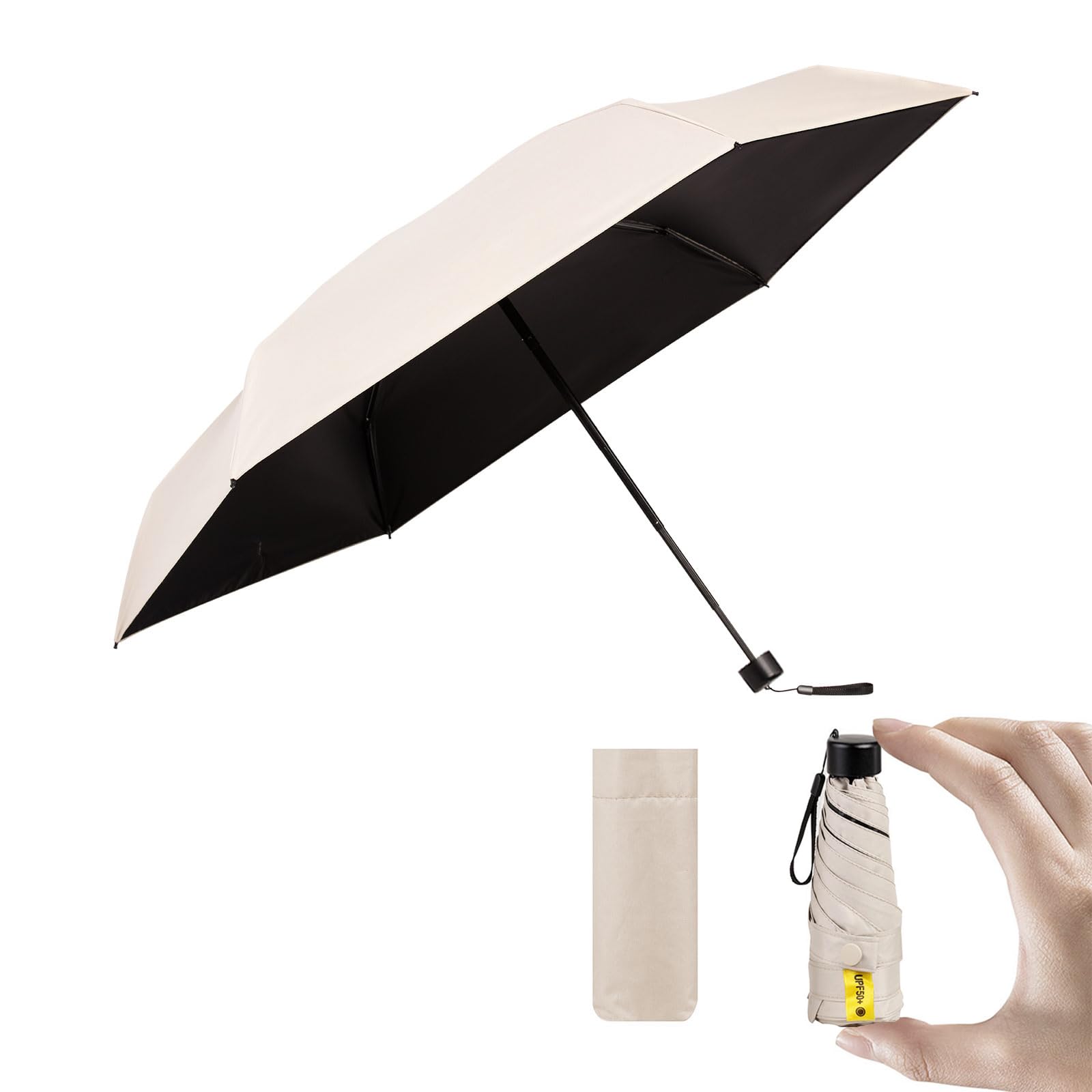 Cardill 折りたたみ傘 晴雨兼用 モカベージュの商品画像