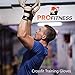 ProFitness Cross Training Gloves with Wrist Support (Black, Large)