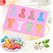 MoldFun 2Pcs Small Cute Shape Cake Silicone Mold for Bachelorette Party Hilarious Funny DIY Chocolate Jelly Candy Cookie Fondant Ice Cube Mould Baking Tool Set