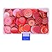 Supla Mixed Button Sizes Red Sewing Button Various Sizes Shades and Styles Christmas Buttons - Sewing Buttons (red)