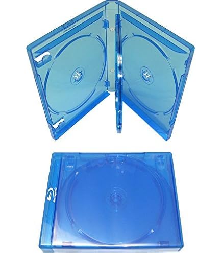 Amazon.com: MediaPack4All 12.5mm Blu-Ray Case, Multi-Three Storing