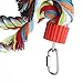 Jusney Bird Perch, Large Parrot Toys 63 Inch Climbing Rope Bungee Bird Toys