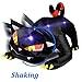LAOSSC 6 Foot Halloween Inflatable Animated Red Eye Witch's Cat - Halloween Decorations for Indoor and Outdoor - Lanterns Lighted Holiday Home Décor
