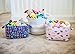 Cotton Rope Basket with Handles for Baby Nursery and Kid's Toy Storage, Laundry Hamper, Bathroom Storage and Closet Organizer 15