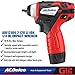 ACDelco ARI12104-2P G12 Series 12V Cordless Li-ion 1/4” 80 ft-lbs. Impact Wrench Tool Kit with 2 Batteries