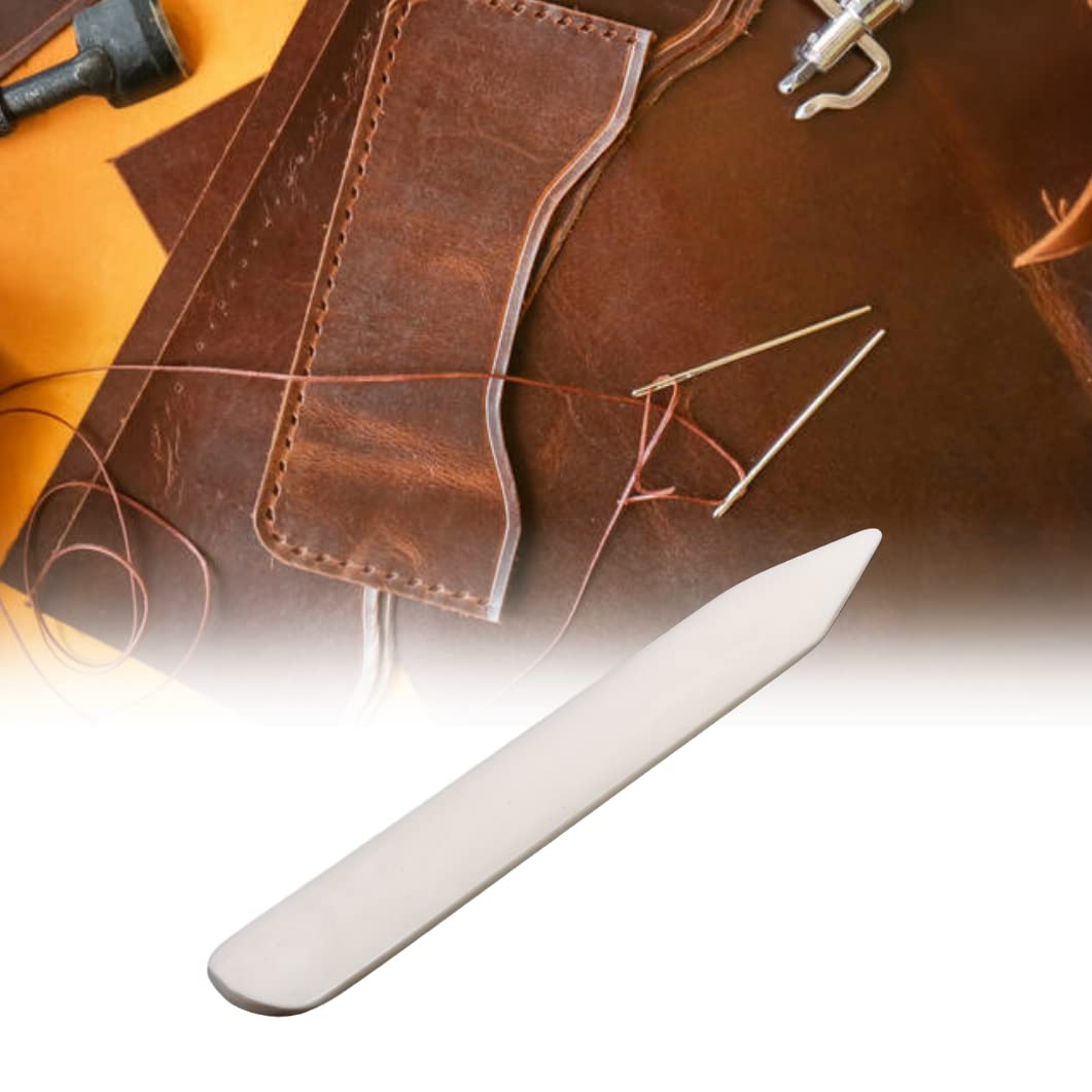 Haofy Natural Bone Folder Burnisher Tool, Bone Paper Creaser Scoring Folding Creasing Board Tool for Paper Crafts, Bookbinding, Card Making