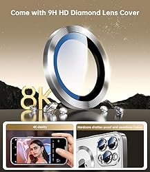 Waldeng for iPhone 15 Pro Case with Integrated