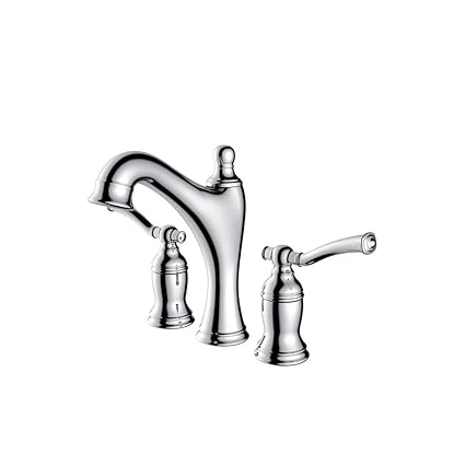 Jomoo Two Handle 8 Inch Widespread Bathroom Sink Faucet High Arc