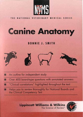 Nvms Canine Anatomy, by Bonnie J. Smith Nvms Canine Anatomy, by Bonnie J. Smith