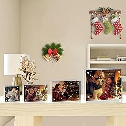 Egofine 8x10 Acrylic Frame, 20mm Thicker Frameless