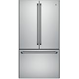 GE CWE23SSHSS Cafe 23.1 Cu. Ft. Stainless Steel Counter Depth French Door Refrigerator - Energy Star