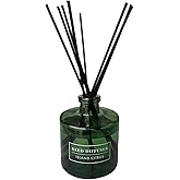 Bellevue Diffuser, 6 fl oz Glass Filled Diffuser, Highly Concentrated Fragrances with Essential Oils, Home Fragrance, Scent: Island Citrus
