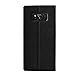 Feitenn Samsung Galaxy S8 active PU Leather Flip Wallet Case with Stand Kickstand Card Holder Magnetic Closure Clear TPU Bumper Full cover Slim Shockproof Case for Galaxy S8 active (Black)