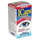 ICaps Lutein and Zeaxanthin Formula Dietary Supplement Coated Tablets, 60-Count Bottles (Pack of 2)