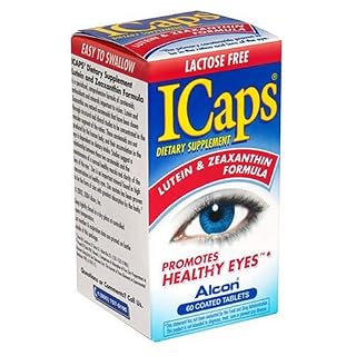 UPC 731928040082 product image for ICaps Lutein and Zeaxanthin Formula Dietary Supplement Coated Tablets, 60-Count  | upcitemdb.com