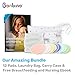 Nursing Breast Pads for Breastfeeding | Reusable + Washable | Organic Bamboo | (12 Pack) Including Signature Travel & Laundry Bag | Soft & Hypoallergenic Pads 4.7in (12cm)