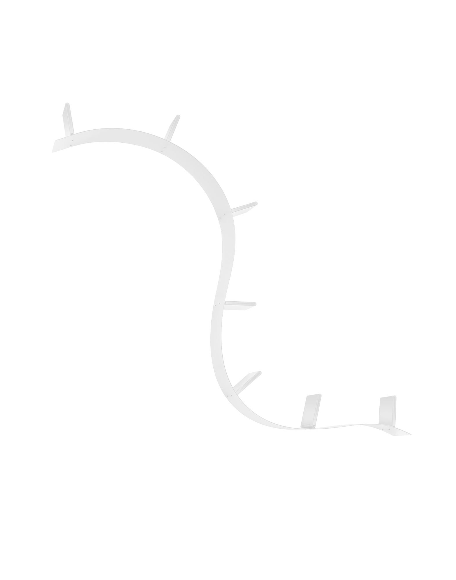 Kartell Book Worm MT.3.2, Plastic, White, 320x20x19cm — image 1