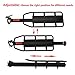 YAHILL® Adjustable Universal Bike Rear Rack Quick Release Holder Seatpost, Bicycle Carrier with Max Capacity of 165LB