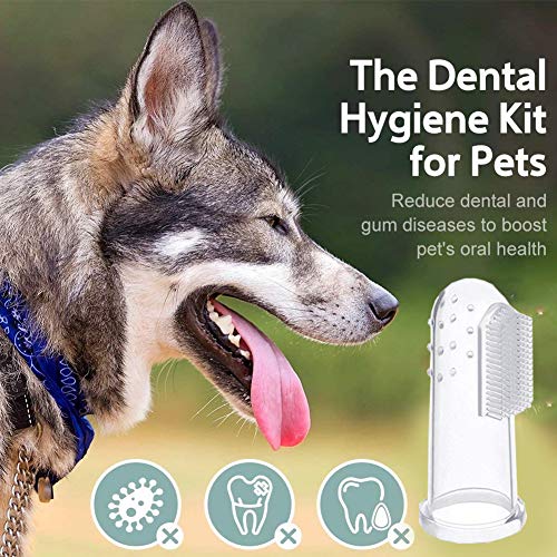 Brush Dog Teeth - 10pcs Set Soft Clear Tooth Cleaner Teeth Cleaning Pet Silicone Finger Toothbrushes - Electronics Accessories Beauty Toys Sports Garden Home Girls Cell Computers Phones Events