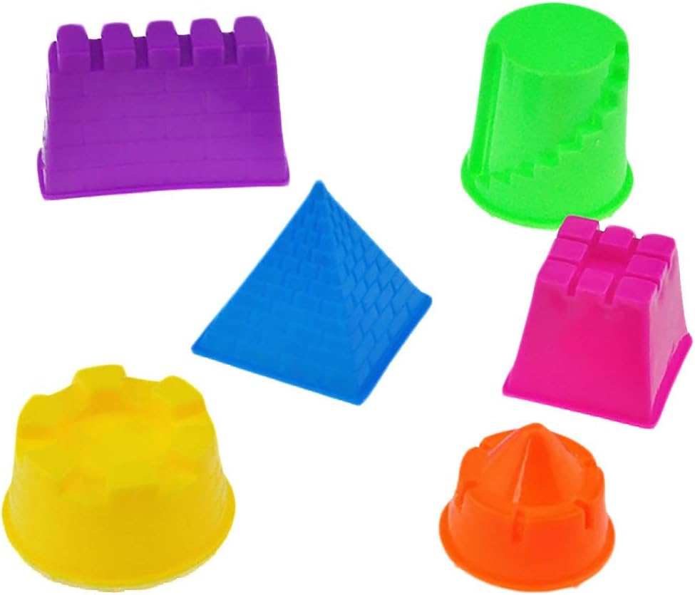 Vanker 6pcs Cinetique Mouvement Chateau De Sable Batiment Modele Moule Couleur Aleatoire Astierjje Com