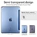 ESR Yippee Smart Case for The iPad Air 2, Smart Case Cover [Synthetic Leather] Translucent Frosted Back Magnetic Cover with Auto Sleep/Wake Function [Light Weight] (Navy Blue)