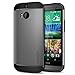 Spigen Slim Armor HTC One M8 Case with Air Cushion Technology and Hybrid Drop Protection for HTC One M8 2014 - Gunmetal