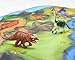Neat-Oh! Dinosaur Prehistoric World 2-Sided Playmat w/2 dinosaurs