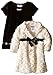 Blueberi Boulevard Baby Girls' Ribbon Coat Dress Set
