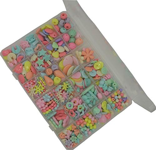 PITI Colorful Acrylic Puzzle Beads Toy DIY Jewelry for Children Necklace and Bracelet Crafts