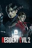MCPosters Resident Evil 2 Remake PS4 XBOX ONE Poster GLOSSY FINISH - NVG225 (24
