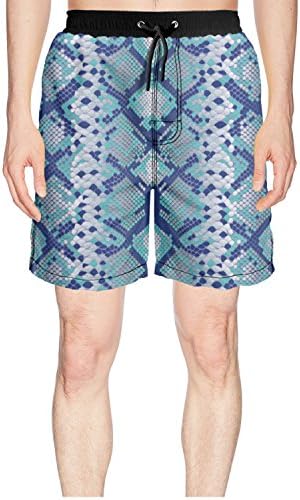 truye rrelk Cool Abstract Viper Snake Skin Printed Men's Swimsuit Trunks Short