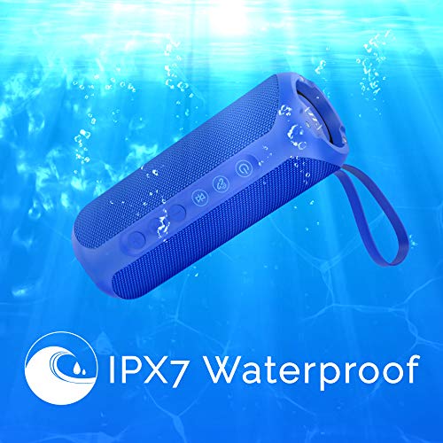Wharfedale Waterproof Portable Bluetooth Speaker with 20 W Stereo Sound%カーキムマ%TWS Connection%カーマ%ビルトインマイク%カーマ%家庭用および屋外 Exson M \u2013 Wharfedale