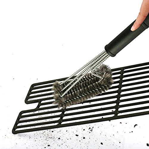 WONG 18" BBQ Grill Brush Cleaner with Hanging Loop, Great Barbecue