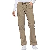 Dickies Scrubs for Women - Flare Leg Cargo Scrub Pants with Drawstring Waist & 6 Pockets, Medical Uniform - 86206