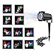 Magicfly Halloween Projector Lights, Rotating Projection Led Lights Snowflake Spotlight, 10PCS Pattern Lens Xmas Led Projector Light Show Multicolor Landscape Lights Waterproof for Wall Party, Multi