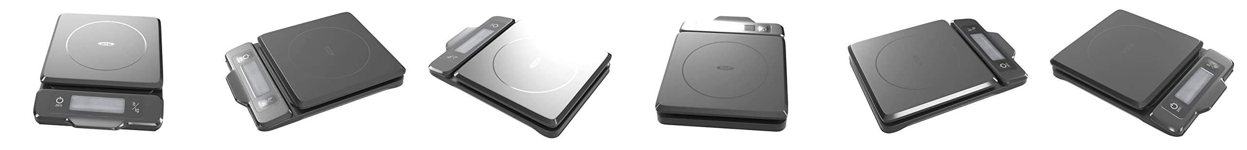 OXO Good Grips 5-lb Kitchen Scale with Pull-Out Display, Black