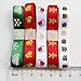 Chenkou Craft Merry Christmas 20 Yards Polyester Grosgrain Ribbon Appliques - 3/8
