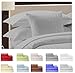 Lux Decor Bed Sheet Set - Brushed Microfiber 1800 Bedding - Wrinkle, Fade, Stain Resistant - Hypoallergenic - 4 Piece (Queen, Dark Grey)