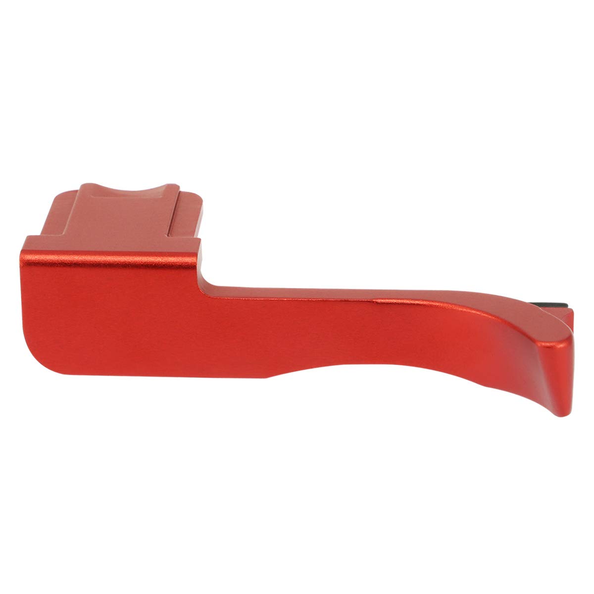 Haoge THB-CR Metal Hot Shoe Thumb Up Rest Thumbs Up Hand Grip for Leica CL Camera Red