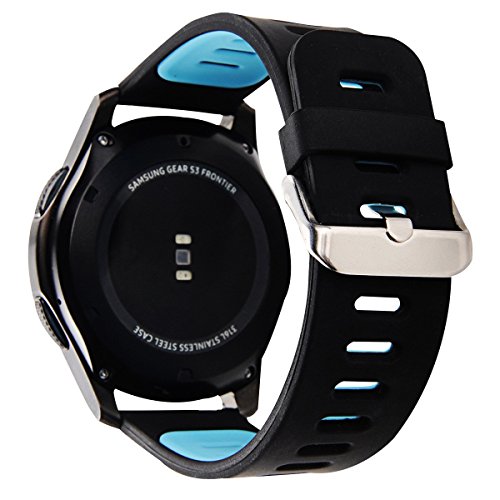 Budesi 22mm quick release smartwatch soft silicone repl…